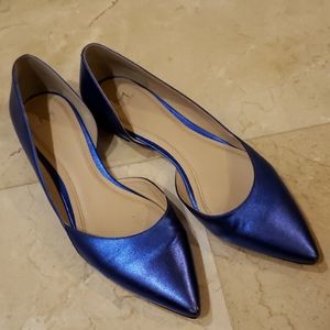 Marc Fisher Blue d'Orsay Flats